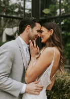 Earthy Elegant Detroit Greenhouse Wedding at Planterra Conservatory