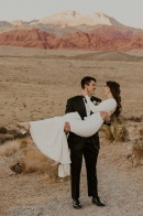 Intimate And Intentional Red Rock Canyon Wedding