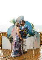 Unique Iridescent Color Palette Wedding