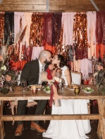 The Coupleâ€™s Friends Helped Make This Westside Warehouse Wedding Come To Life