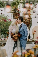 Warm Desert Chic Fall Korakia Wedding