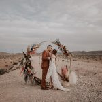 Colorfully Retro Vegas Desert Elopement Inspiration