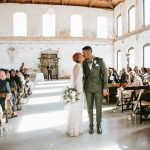 Minimalistic & Natural Providence Cotton Mill Wedding