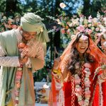 Bright Guyanese & Fijian Hindu Palm Event Center Wedding