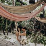 Cozy Boho Akiin Tulum Destination Wedding